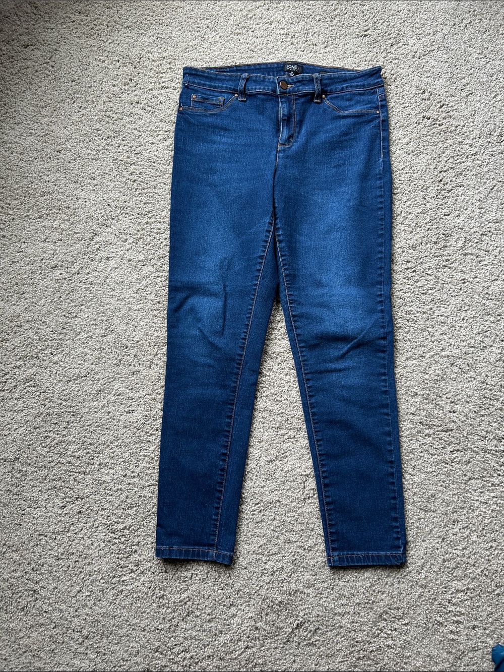 Jones New York Dark Blue Skinny Jeans